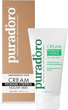 Psoriasis Control & Healthy Skin Cream - 100% Natural - Reduces Scaling, Itching & Redness - Dermatologist Tested 50 ML
