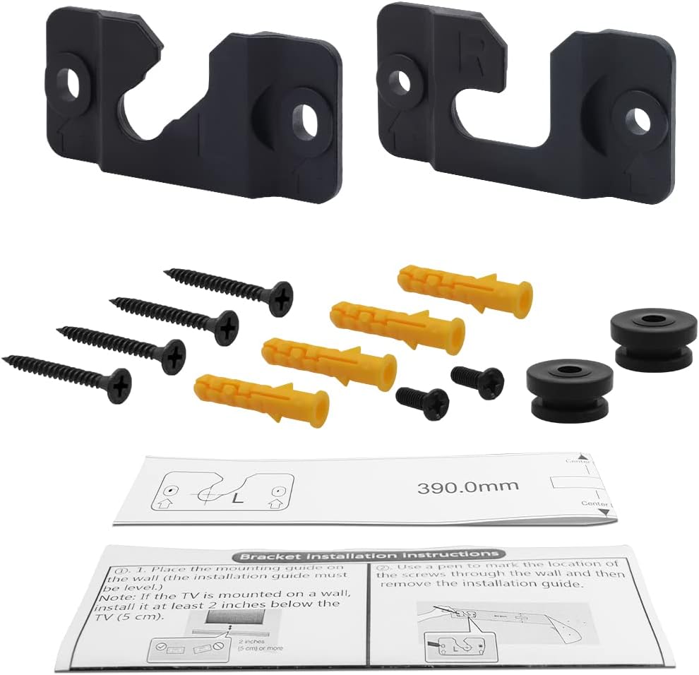 Tendodo Soundbar Wall Mounting Bracket AH96-03064A for Samsung HWJ250 HW-J250 HW-J250/ZA HW-J250/ZP HWJ550 HW-J550 HW-J550/ZA HW-J550/ZP HW-J551 HW-J551/ZA HW-J551/ZP Soundbar