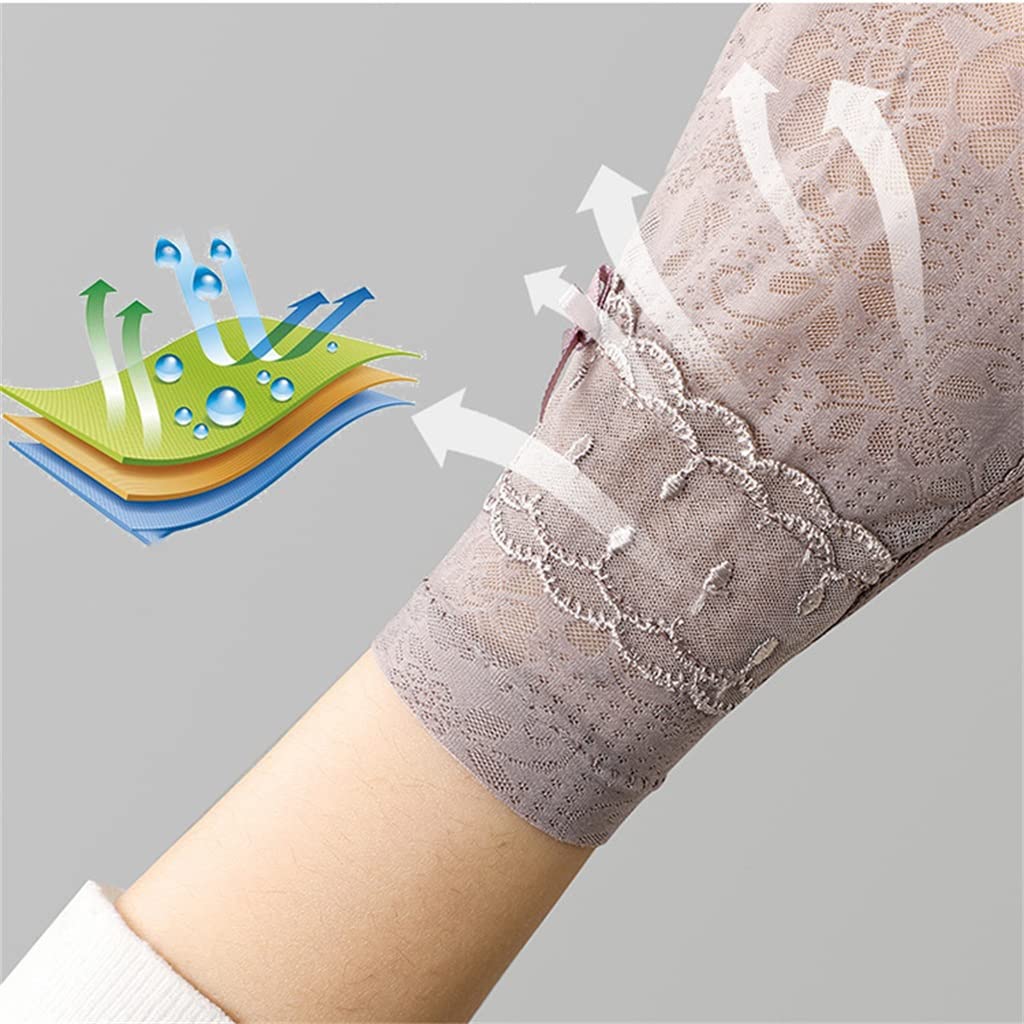 Fingerless Gloves Ladies Thin Ice Silk Half Finger Driving Riding Shade