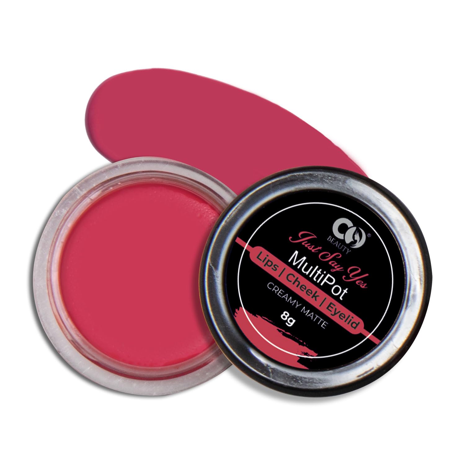 CO Beauty Lip,Cheek & Eye Tint | Blusher for Face Makeup | Long-Lasting Natural Radiance for Effortless Glam - Vegan & Cruelty-Free Deep Peach Pink