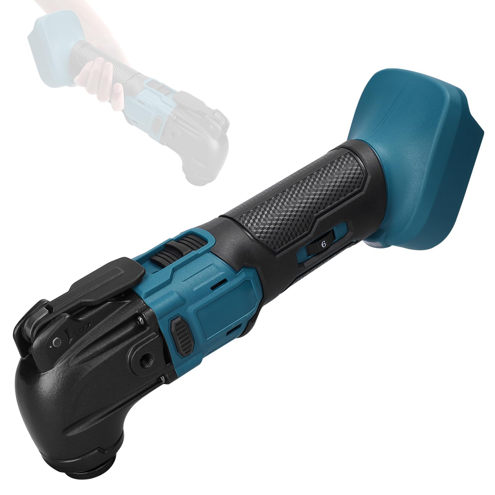 Batería de litio sin escobillas recargable Pala oscilante Multifuncional Cortacésped eléctrico inalámbrico Pala Cortador Máquina de pulido Herramienta de carpintería para carpintería