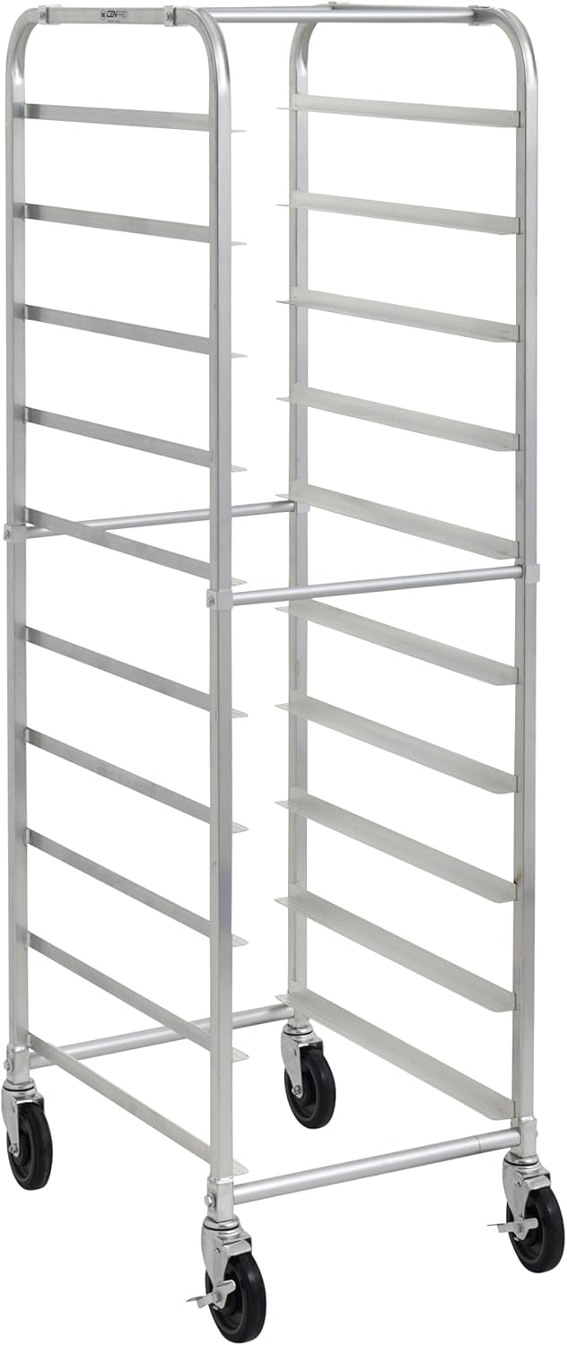 CenPro Heavy Duty Commercial 10-Shelf End-Loading Platter Rack for 12" Trays, Knockdown (32L-152)