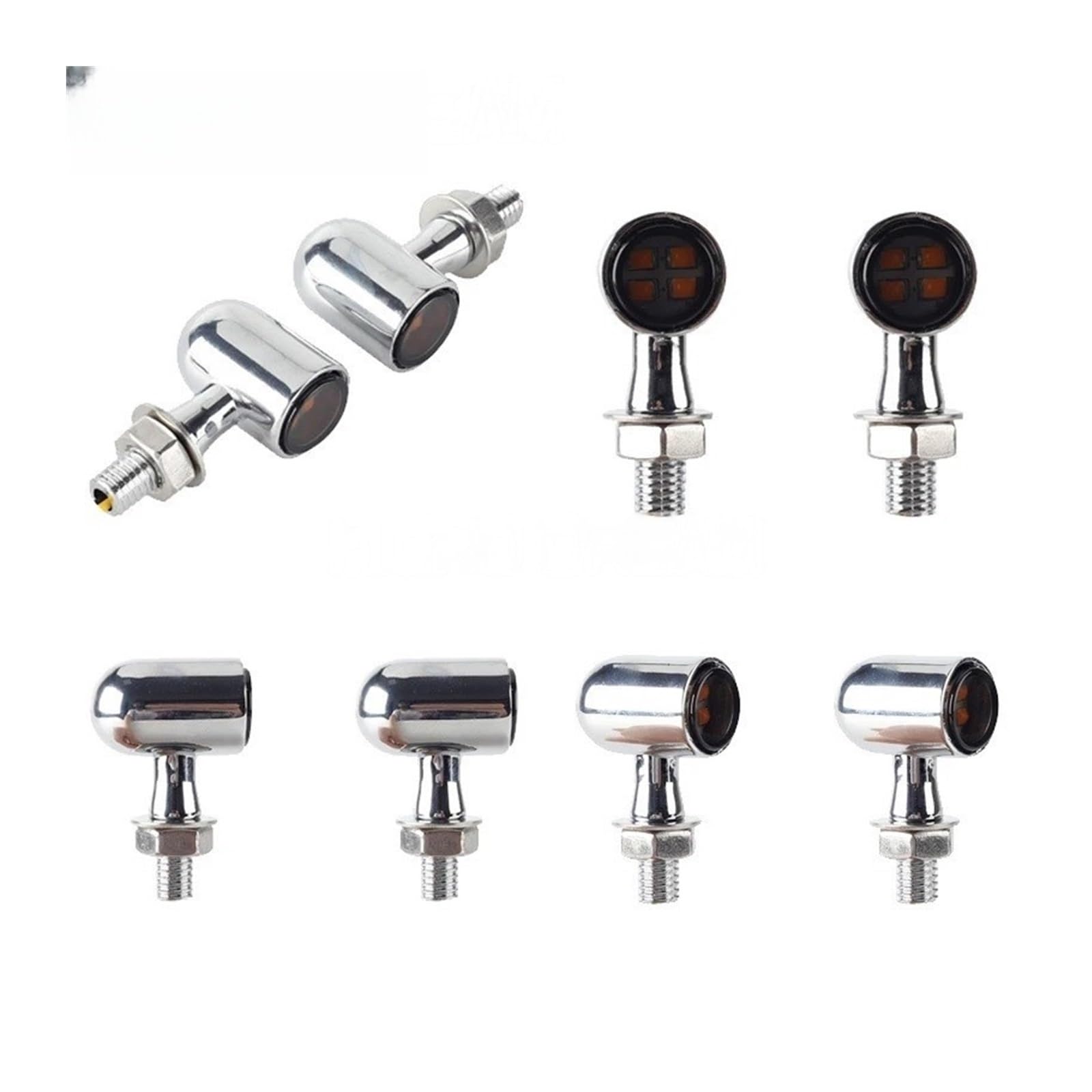 2X Luce freno a vite Indicatori direzione LED moto Indicatoris Motos