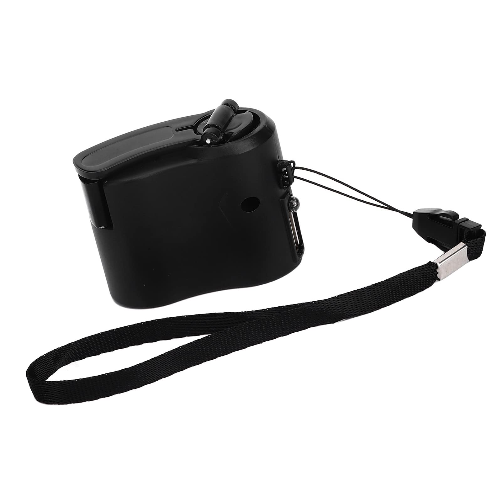 USB Handslinger Telefoonoplader Draagbare Mobiele Telefoon Noodoplader voor Buiten Wandelen LED-licht (GREEN