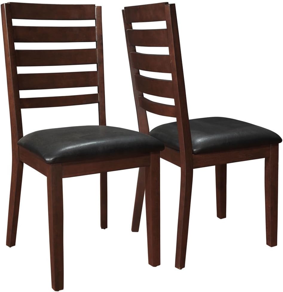 Metro Shop Dark Espresso Wood Dining Chairs (Set of 2