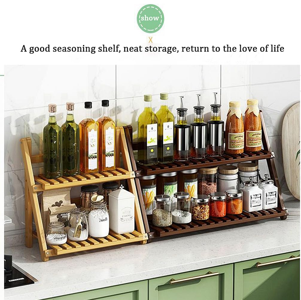 Dreamhousey Kitchen Storage Rack Household Countertop Spice Rack - Image 2