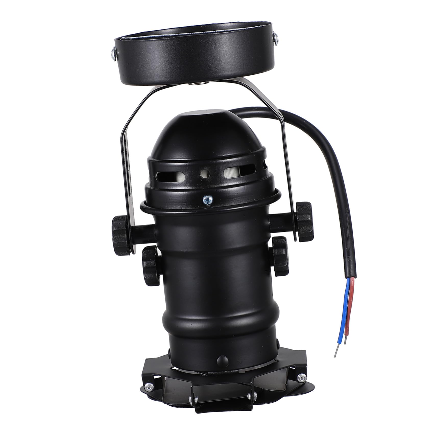 Lampe spot sur rail led industriel pour éclairer un salon vintage ou un plafond de bureau compact