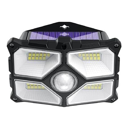 BK 10 IMPORT & EXPORT Solar Light with 40 LED & Solar Motion Sensor for Outdoor Purpose.(Plastic, Black)