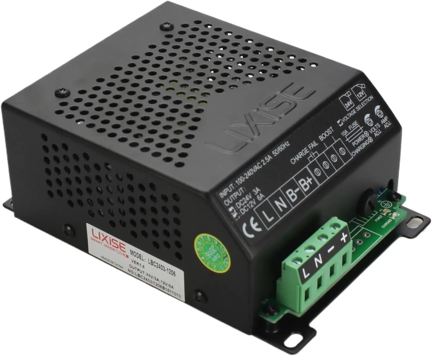 Battery LBC2403-1206B 12V/24V Diesel Generator Genset Automatic Battery Charger Generator Intelligent