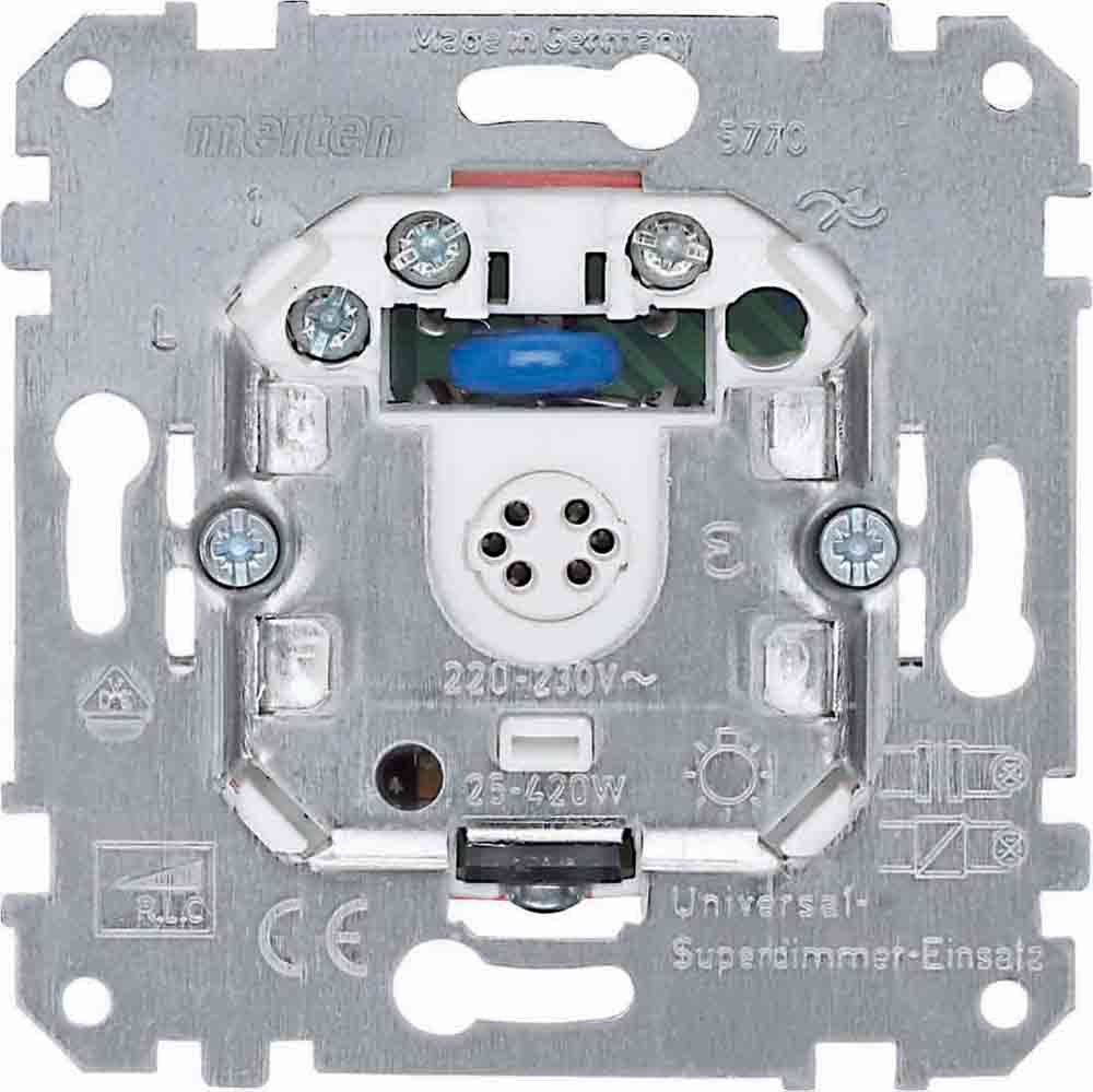 Variateur universel Merten 577099 de 25 à 420 VA pour gestion éclairage
