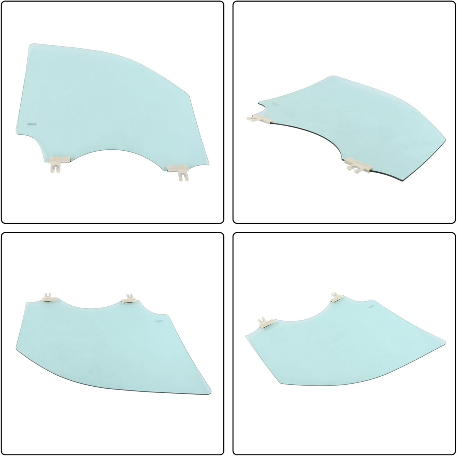 zeech Door Front Driver Side Window Glass Replacement for R-a-m Pickup 1500 4Door 2019-2025 Replacement for R-a-m Pickup 1500 2Door 2019-2022 68276779AB DD12972GTY DD13435GTY