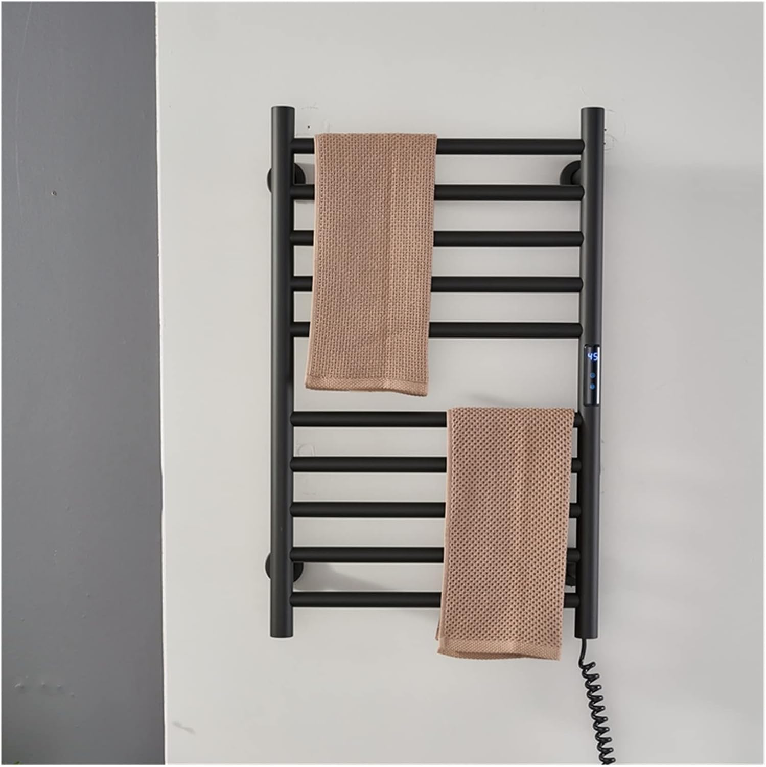 Bathroom Equipment Electric Towel Rack Stainless Steel Temperature &Time Control Smart Home Heated Towel Rail Towel Warmer