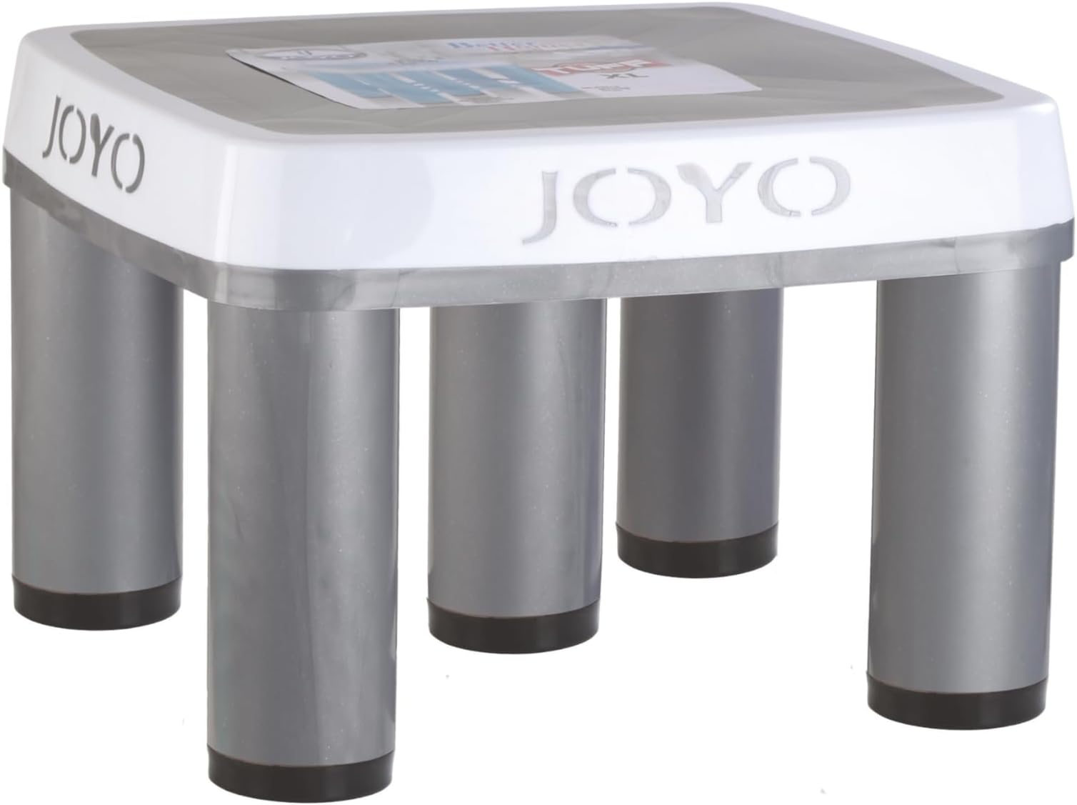 Joyo Better Home Tuff Patla (Medium) Plastic Patla Strong & Unbreakable Stool Useful in Bathroom/Office/Kitchen/Hospital/Factory (Grey)