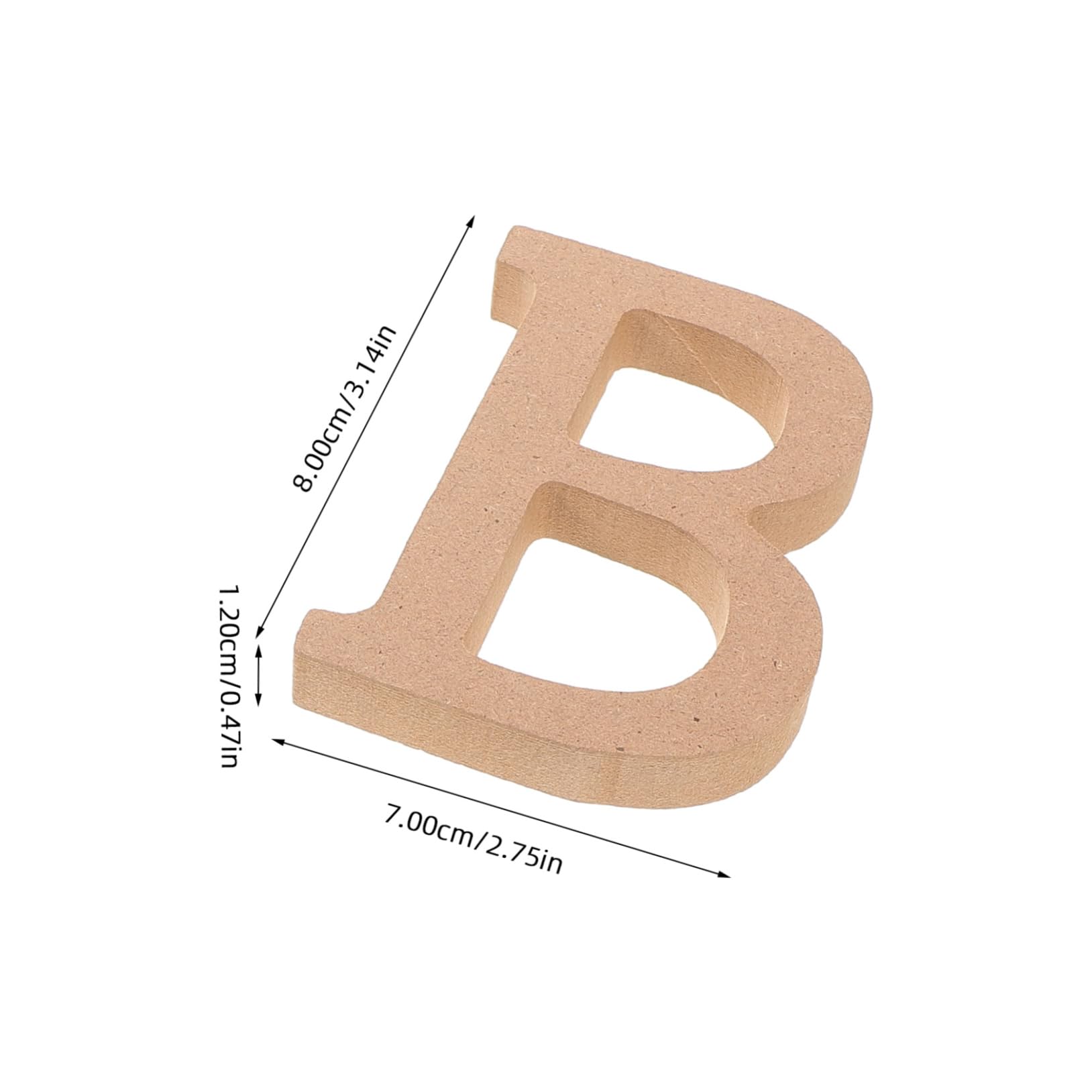 JUMPLAWN 1set Rustic Wooden Letter Blocks for Crafts Unfinished Alphabet Cutouts for Home Decor Wedding Photography Nursery Wall Art Letters Symbols