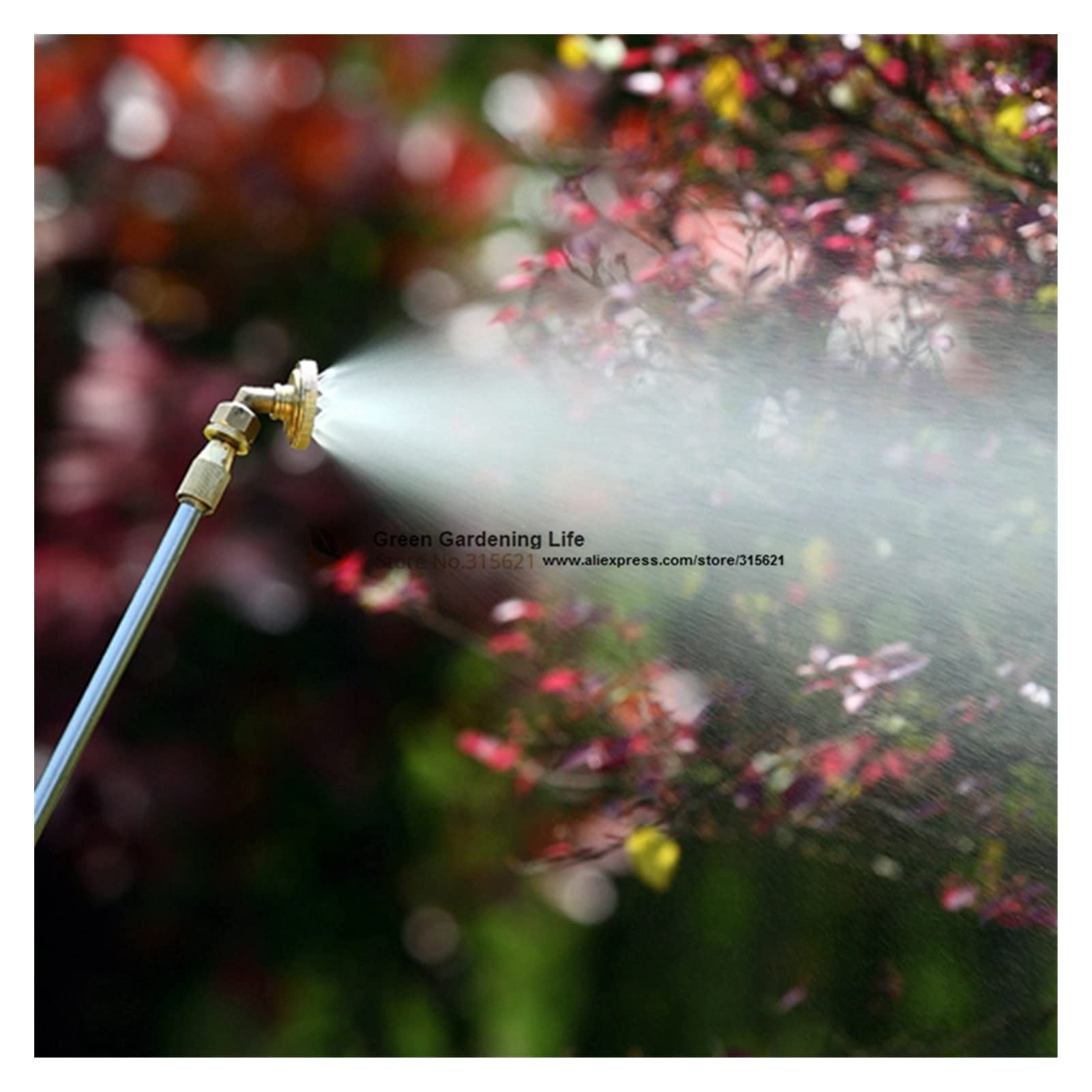 Parti di Pipeline per irrigazione da Giardino M14 * 1.5 Femme Femmina Filato Atomizza Atomizzazione Ugello ad Alta Pressione Pulizia Doccia Ugello Giardino Flower Plant Irgrity ugello