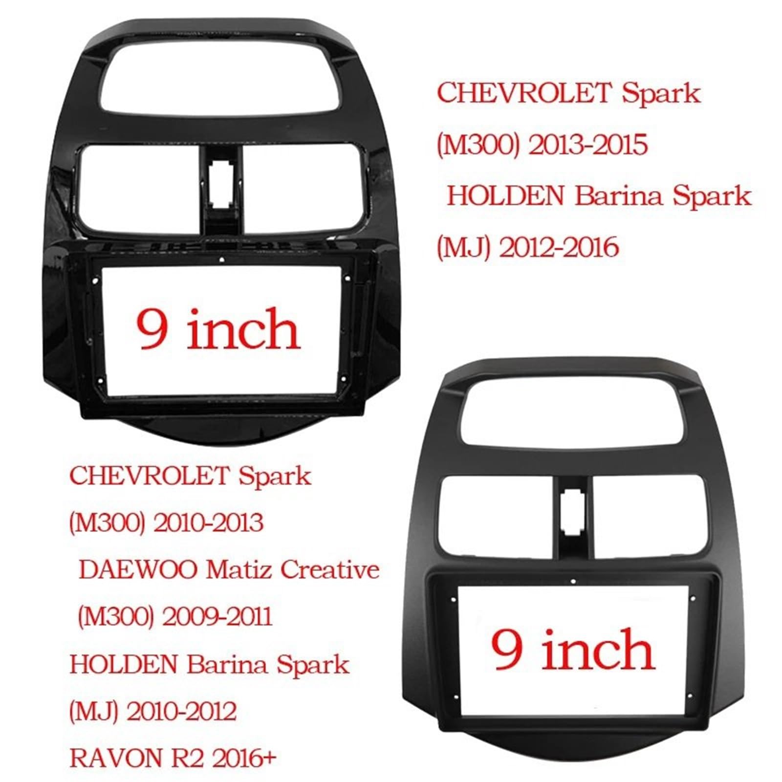 zaślepki radia Dla Chevrolet Spark 2010-2016