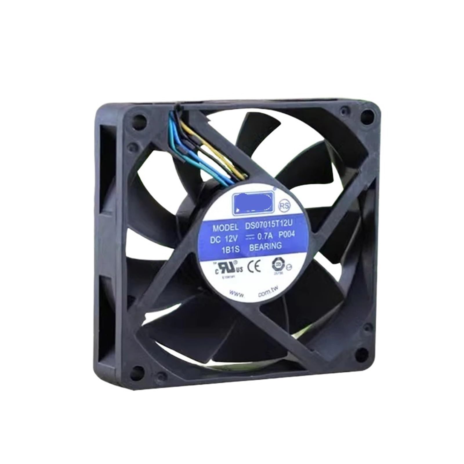 Ventilateur 7cm DS07015T12U à 4 fils, conception robuste pour serveur