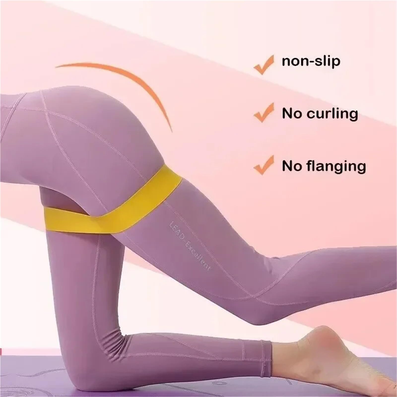 Cintura elastica for yoga, fitness, resistenza, anello, cintura for esercizi di stretching per Allenamento