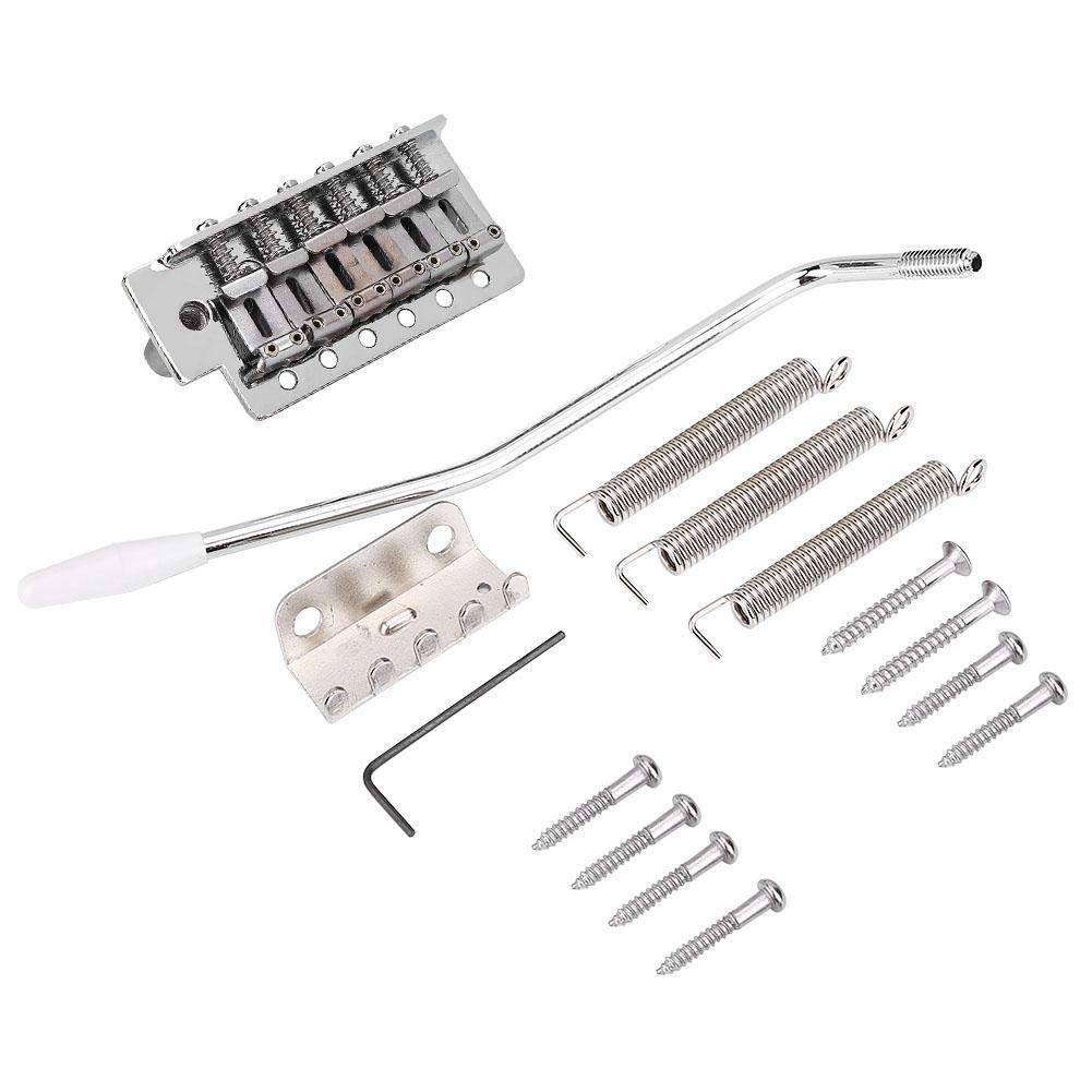 Alomejor Mostek do gitary Tremolo zestaw zestaw 6 strun mostek tremolo do części do gitary elektrycznej