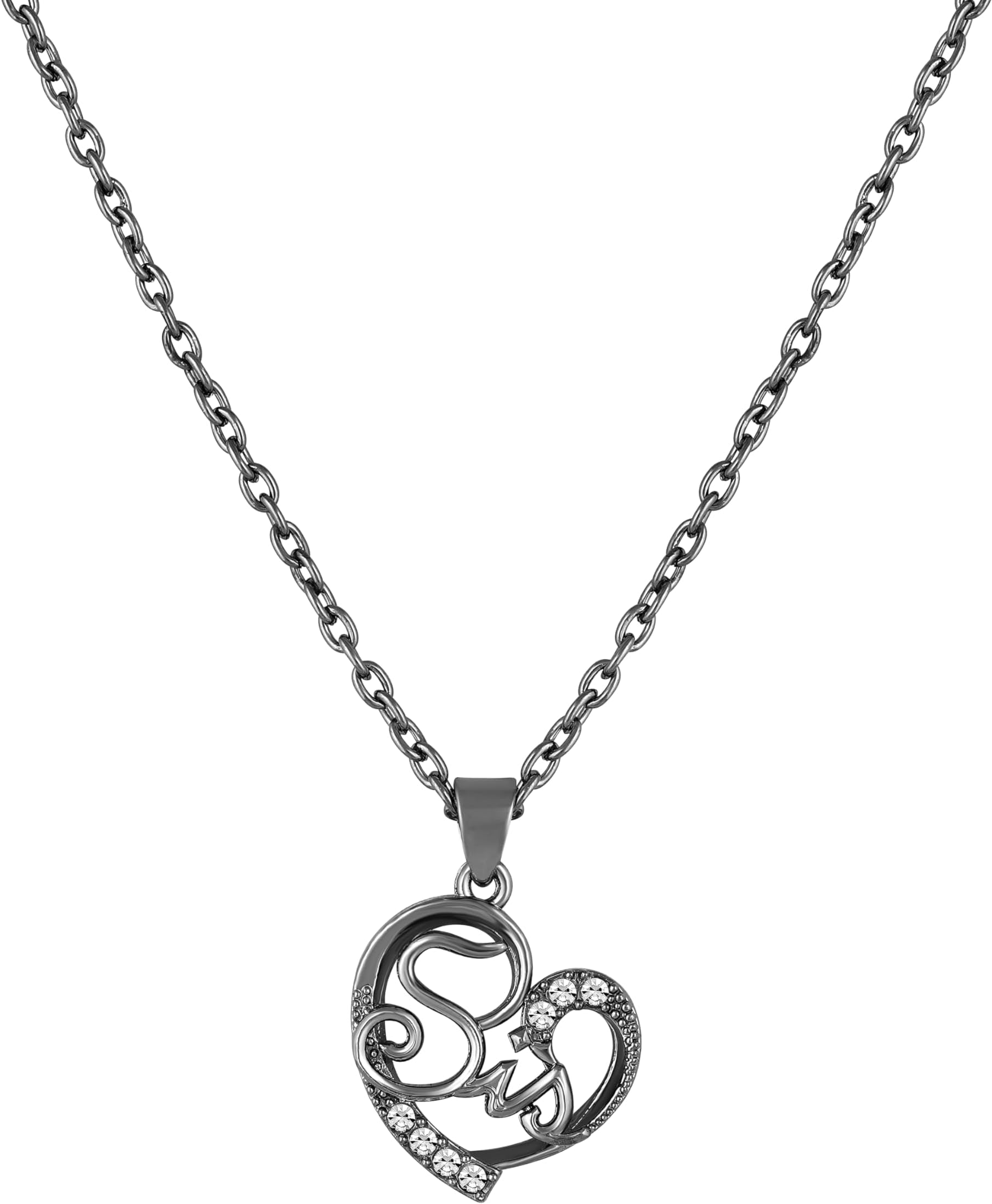 Mahi Heart Pendant Necklace with Chain for (PAPS1101921PR)
