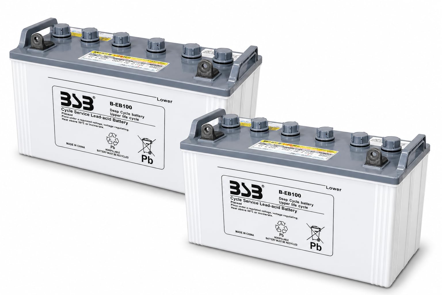 Amazon | BSB EB100LER【2個セット】ディープサイクルバッテリー 12V