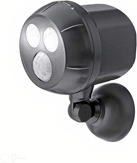 Proxinova Outdoor LED Security Lights Outdoor Motion Sensor, Deter Intruders, PIR Sensor, Bright LED Floodlight 1000 Lumens, Wireless Battery Powered Outdoor Lights, 360° Rotation, Compact & Easy Fit
