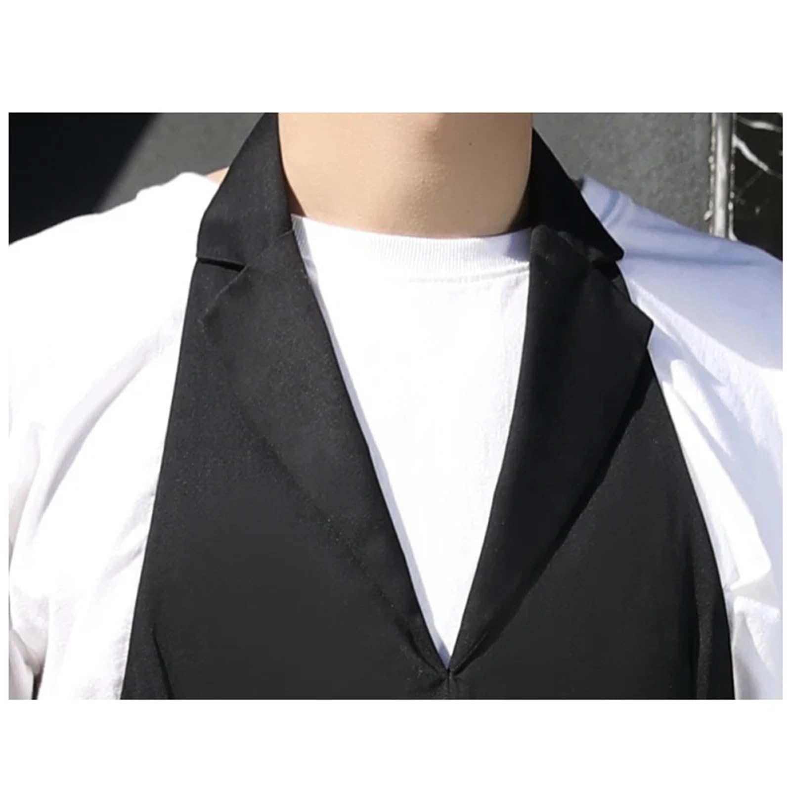 Delantal Delantal de camarera for hombre y mujer, for restaurante, bar, parrilla, repostería, limpieza, ajustable, for chef, cocina, antiincrustante, color negro