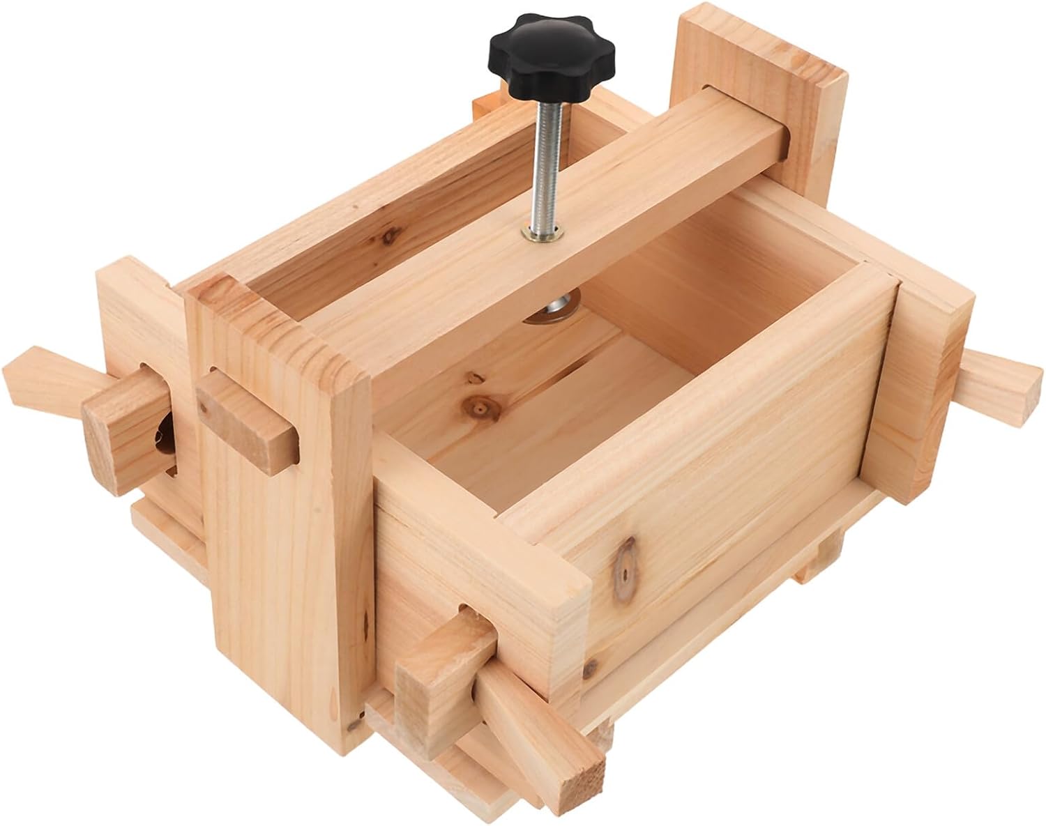 Tofu Press Mold Kit Removable Wooden Tofu Maker Box 13x17x9.5cm Commercial Household Use Food-grade Sturdy Mold