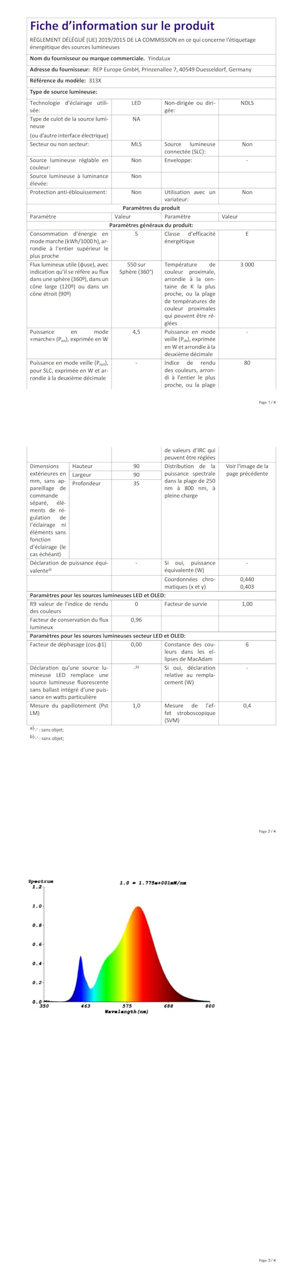 Reflektor LED wpuszczany biały ściemnialny ekstra płaski reflektor 5 W LED 220 V ciepła biel 3000 K neutralna biel 4000 K zimna biel 6000 K oświetlenie wpuszczane 68 mm, obrotowe reflektory sufitowe