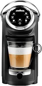 Lavazza Expert Coffee Classy Plus Single Serve ALL-IN-ONE Espresso &amp; Coffee Brewer Machine With Built-in Milk Storage and Frother - Perfect for Lattes, Cappuccinos, Espresso, and More