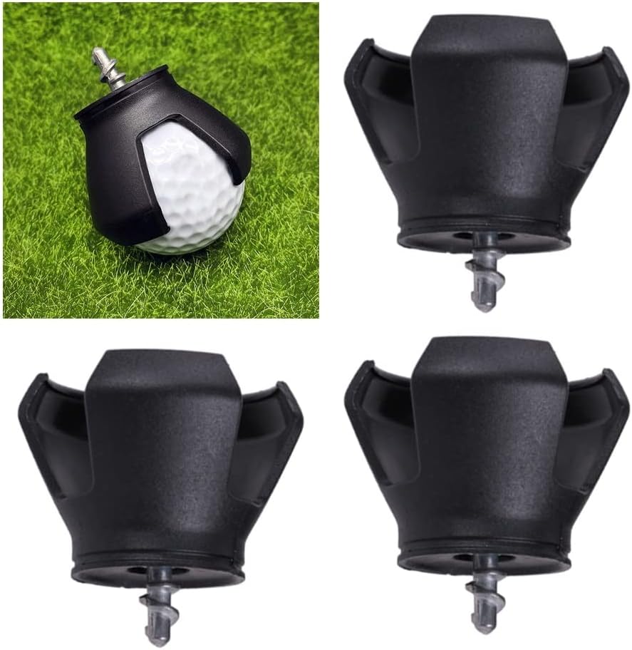 Pack of 3 Premium Golf Ball Pick Up Retriever Durable Back and Knee Saver Claw Grabber Screw-On Putter Tool Kit