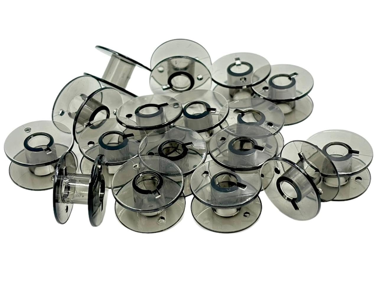Zenith Pink+Black (10+10) Imported Plastic Bobbins for All Domestic Automatic and Manual Sewing Machines.Suitable for Models Like Singer, Usha Janome, Brother, Rajesh. — Amazon image 3
