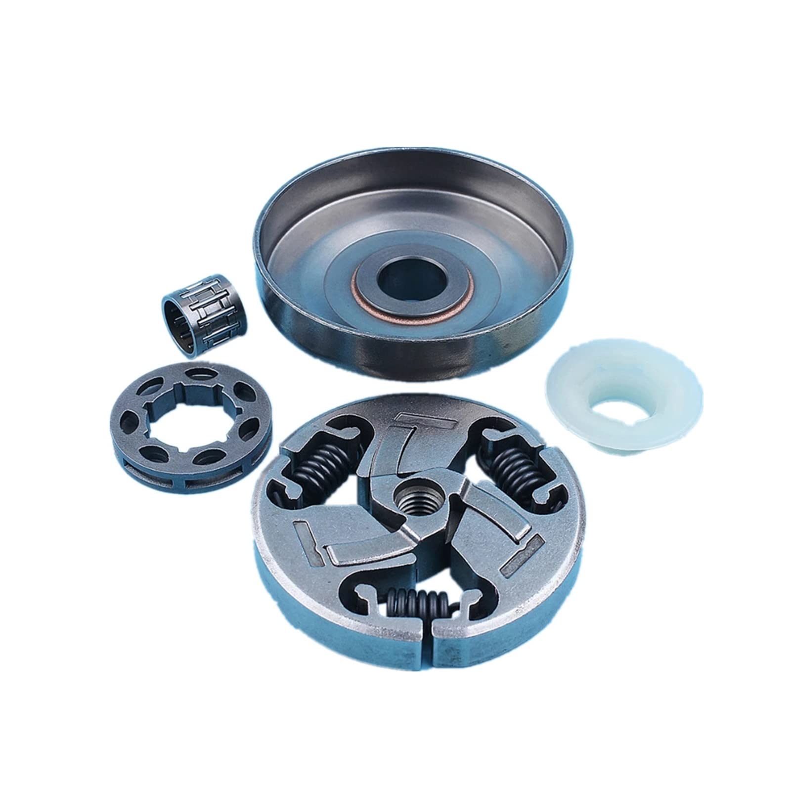 Kit de engranaje de tornillo sin fin de llanta de rueda dentada de tambor de embrague 3/8 apto for Jonsered 2159 CS2156 CS2159 CS 2156 motosierra 7 piezas de repuesto de dientes
