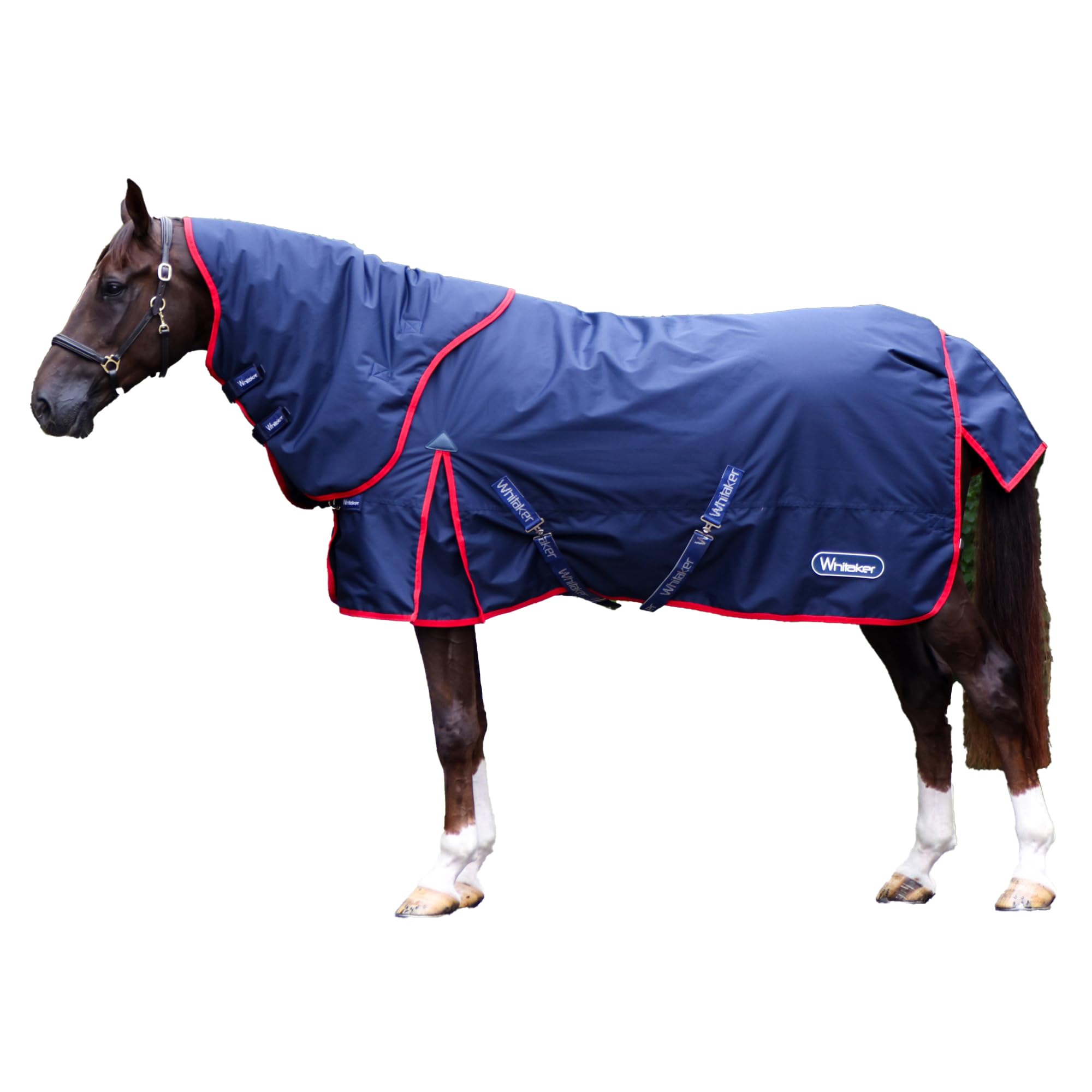 Whitaker Detachable Neck 250g Horse Combo Turnout Rug (7´) (Navy)
