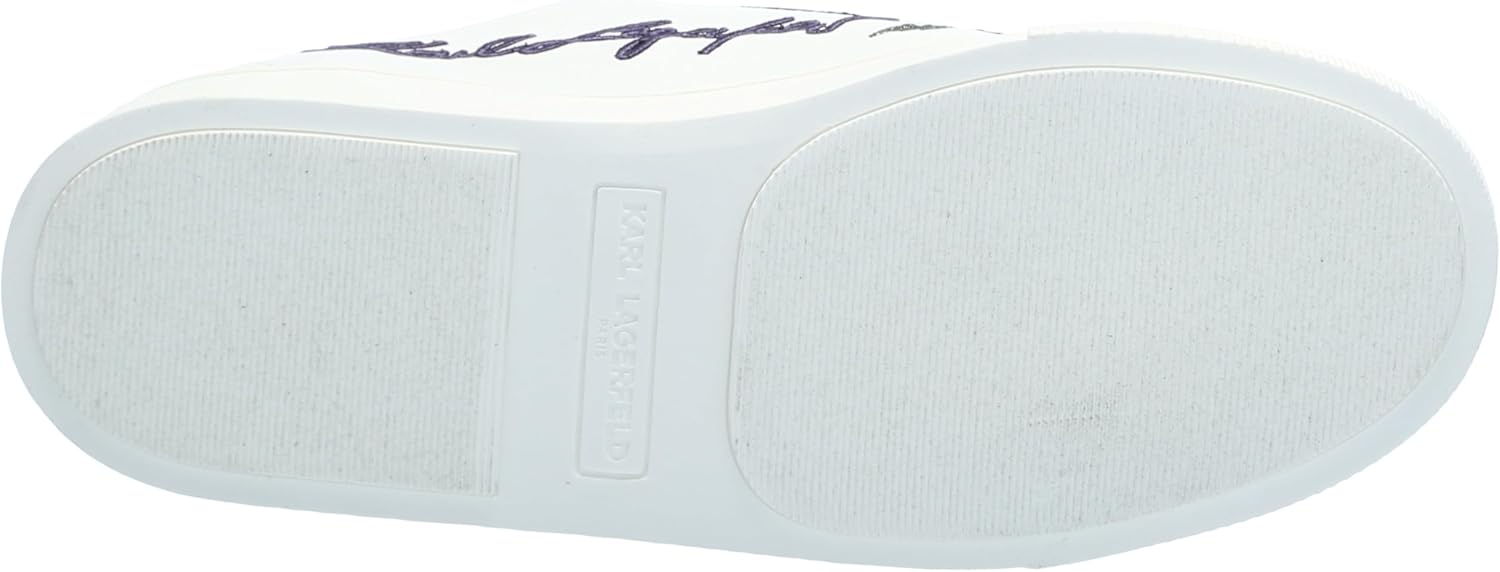 Karl Lagerfeld Womens Cate Pins Lace Up Sneaker - Image 4
