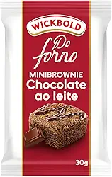 Minibrownie Chocolate ao Leite Wickbold Do Forno Pacote 30g