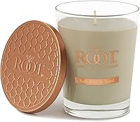 Vista 26 de Root Candles Velas perfumadas de panal, Veriglass hecha a mano, mezcla de cera de abeja, grande, Seaside Harbor