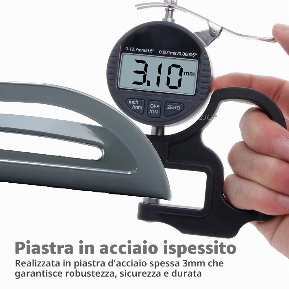 LYCAON Bike Rack per il garage (Ultimate Gray) Bicicletta ganci di montaggio a parete Indoor sistema di stoccaggio verticale tiene fino a 68 lb con vassoio pneumatici e viti (2)