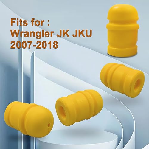 Miniatura 10 de Tope trasero de tope, parachoques de junta de eje para Wrangler JK 2007-2018 (1 par)