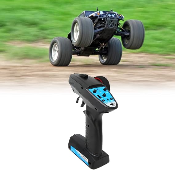 2.4Ghz Transmitter and Receiver RC, 3 Channel Remote Controller for RC Car Boat Controller Transmitter, RC Car Remote Controller Transmitter Receiver