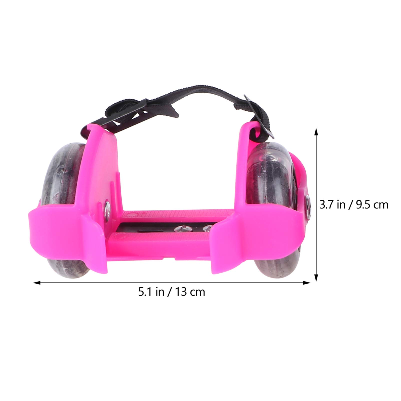 Holibanna 2 Pack Children's Light up Roller Shoes Skates for Toddlers Girls Shoe Skates with Wheels