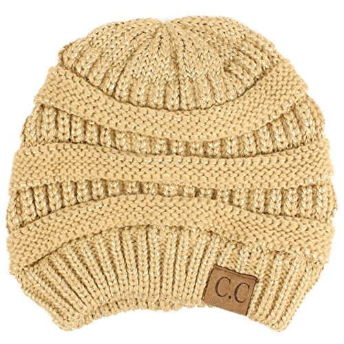 Image of Hatsandscarf CC Exclusives Solid Color Beanie Tail Hat for Adult (MB-20A)