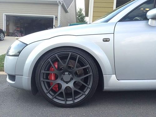 Miniatura 4 de iJDMTOY Lente ahumada delantera Fender señal lateral de la lámpara de marcador de la carcasa Asamblea compatible con Audi A4 A6 A8 TT, reemplaza las