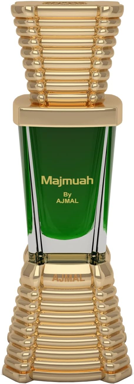 AJMAL Majmua Attar Oil, Floral & Woody Fragrance Unisex Non-Alcoholic Long Lasting Attar Men & Women - 10 Ml