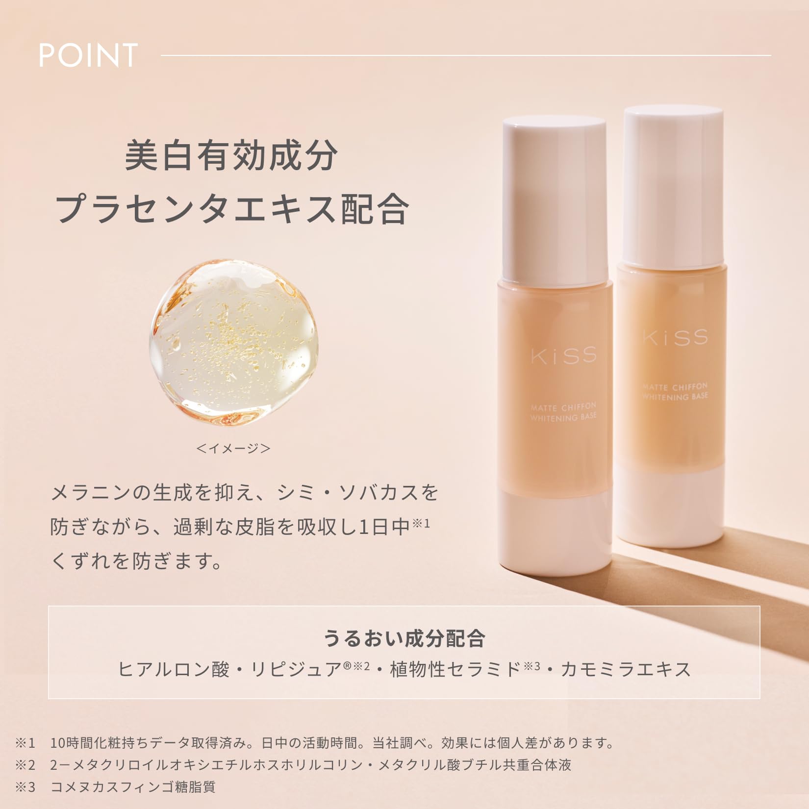 薬用 UVホワイトニングベース KiSS マットシフォンUVホワイトニングベースN 化粧下地