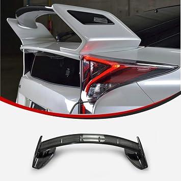 For TOYOTA 2015 onwards ZVW50 Prius ROW Style Rear Spoiler Carbon Fiber Forged Carbon Look -Blade Modified Tuned Tuning Car Body Parts Kits