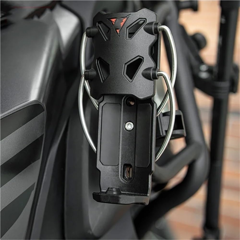 Becherhalter Motorrad Motorrad- Und Fahrradfahren, Automatischer Verstellbarer Getränkehalter, Universelle rutschfeste, Verschleißfeste Wasserflaschenhalterung