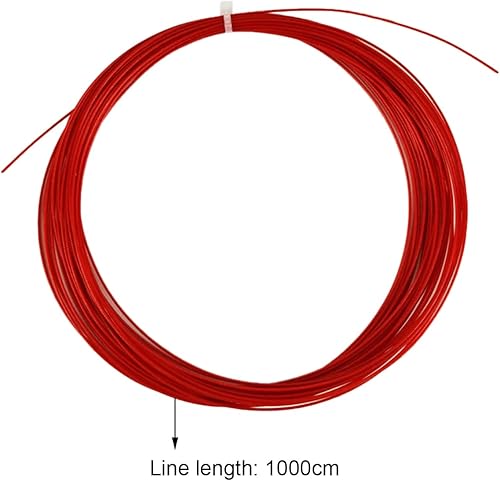 Miniatura 2 de Raqueta de bádminton Línea de cuerda de bádminton de alta flexibilidad, nailon absorbente de golpes, línea de raqueta de bádminton duradera para