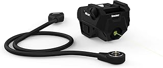 iProtec RMLSGRC Green Laser Rechargeable Rail Mount | Sightable Green Laser with Adjustable Hinge Mount, Black, One Size - iProtec