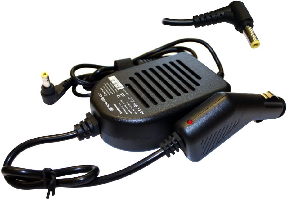 Power4Laptops DC Adapter Laptop Car Charger Compatible With Philips Freeline X20L